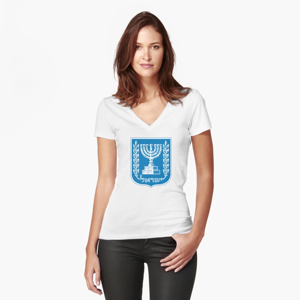 Item preview, Fitted V-Neck T-Shirt designed and sold by abbeyz71.