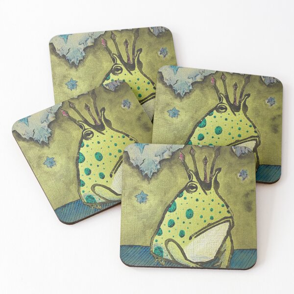 Item preview, Stormy Crowned Frog designed and sold by Cresil Art Werx.