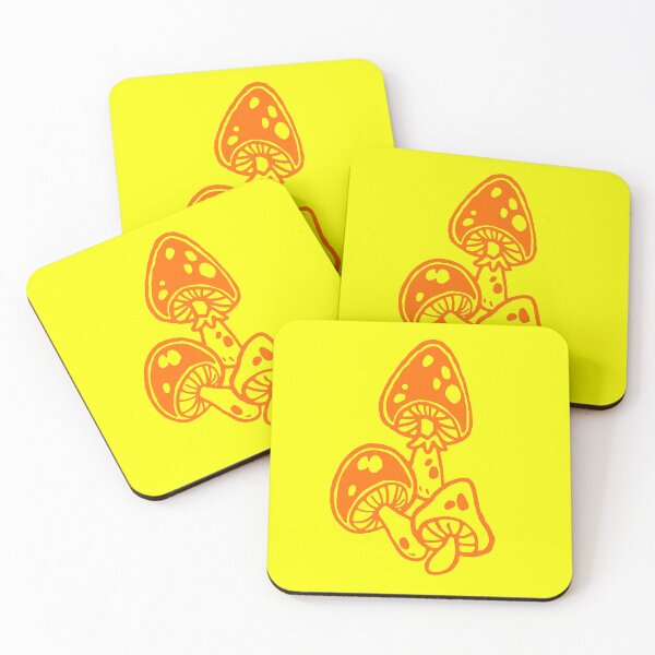 Item preview, Retro Mushrooms designed and sold by HiddenStash.