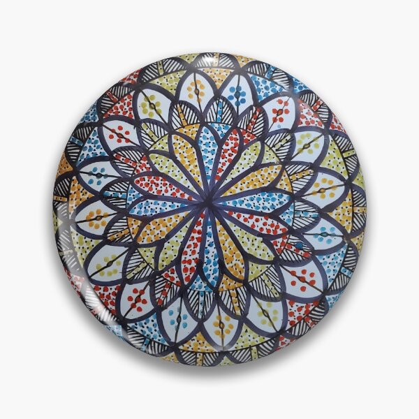 Item preview, Colorful Floral Tunisian Ceramic designed and sold by GVibezPadel.