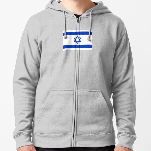 Mens Hoodies Israeli Flag Cool Pullover Hooded Print Sweatshirt Jackets