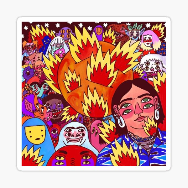 BEENE Feuer auf Marzz Sticker
