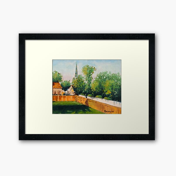 Fences to Faith Framed Art Print