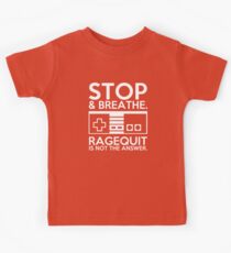 Ragequit PSA Kids Tee