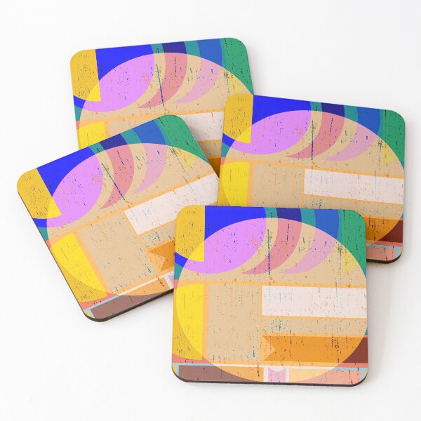 Item preview, Country Moon | Geometric Grunge Abstract designed and sold by MclaughlinGifts.