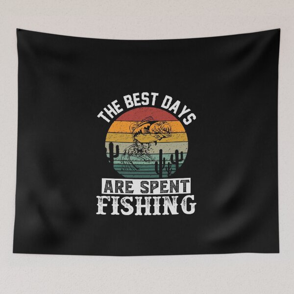 Item preview, Fishing Lover Gift - The Best Days are Spent Fishing designed and sold by abcxyzsma.