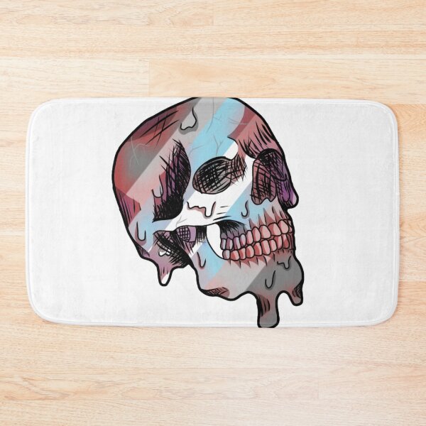 Item preview, Demiboy melting skull designed and sold by lmnopcreations.