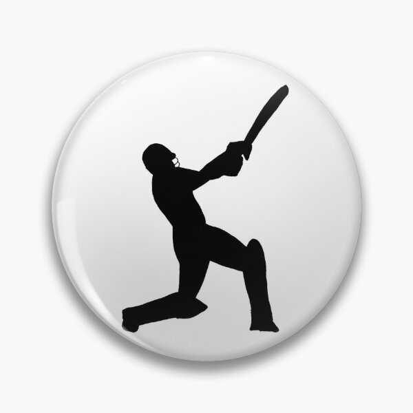 Item preview, Batsman Silhouette III designed and sold by crickettees.
