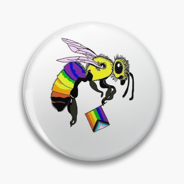 Item preview, Queer Pride Bee designed and sold by JaimeWinchester.