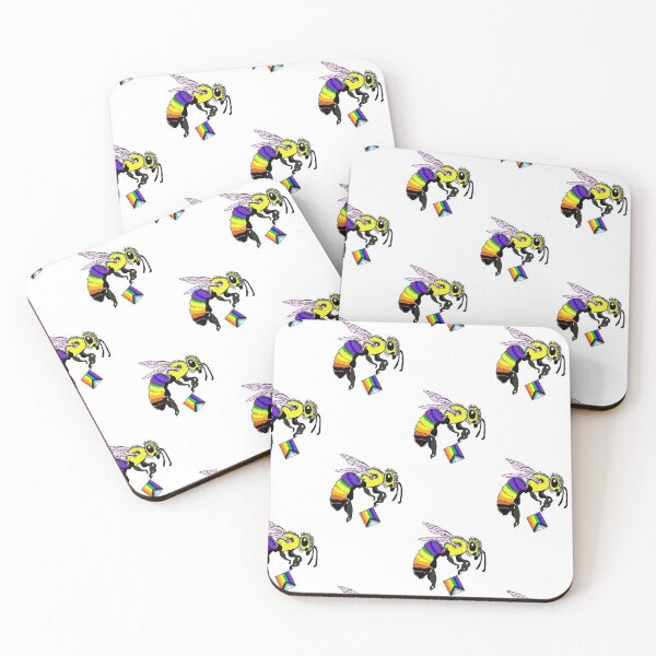 Item preview, Queer Pride Bee designed and sold by JaimeWinchester.