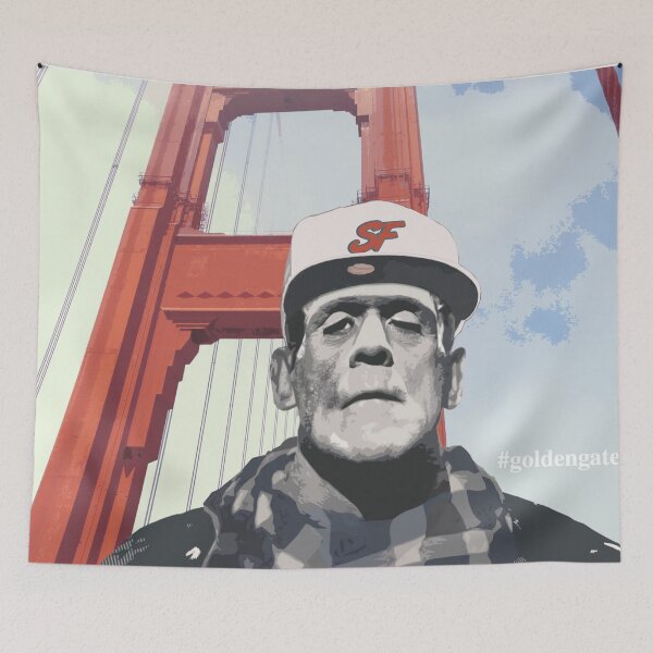 Item preview, #goldengate (Frankie's selfie) designed and sold by filippobassano.