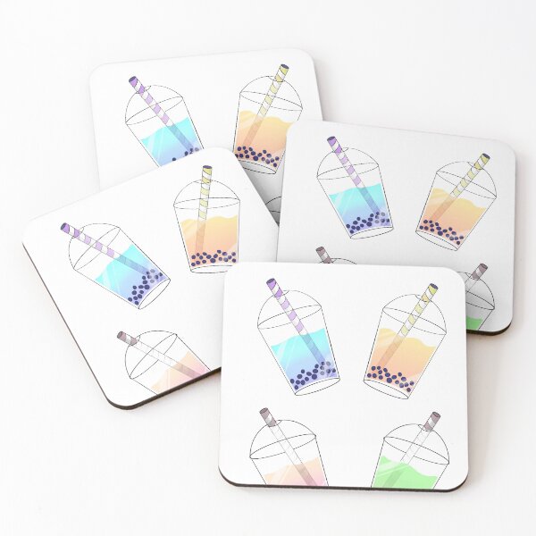 Item preview, Boba Tea 4 pack designed and sold by ChaoticCreative.