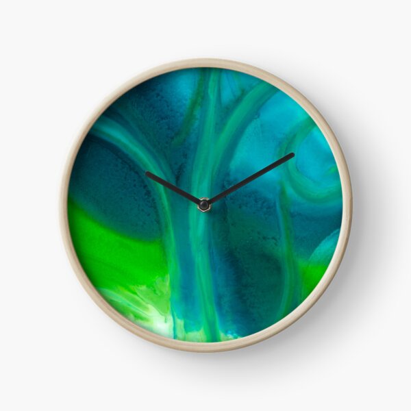 Amoeba Swirl Clock