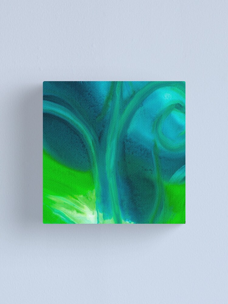 Alternate view of Amoeba Swirl Canvas Print