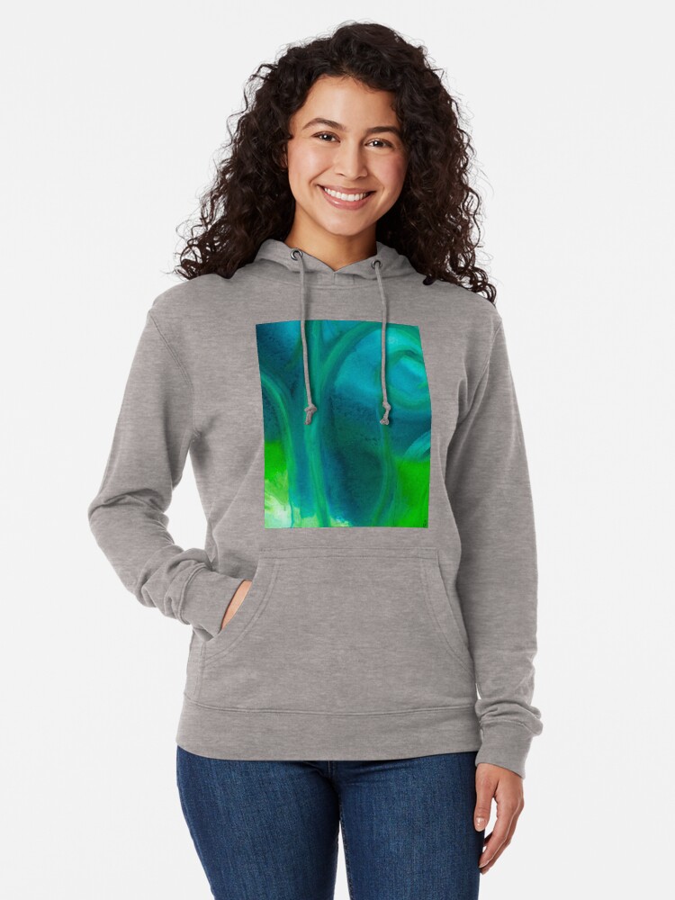 Alternate view of Amoeba Swirl Lightweight Hoodie