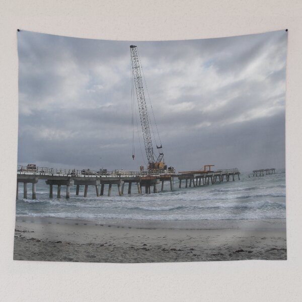 Item preview, Fishing Pier Ocean Side Under Construction designed and sold by JDMHoney.