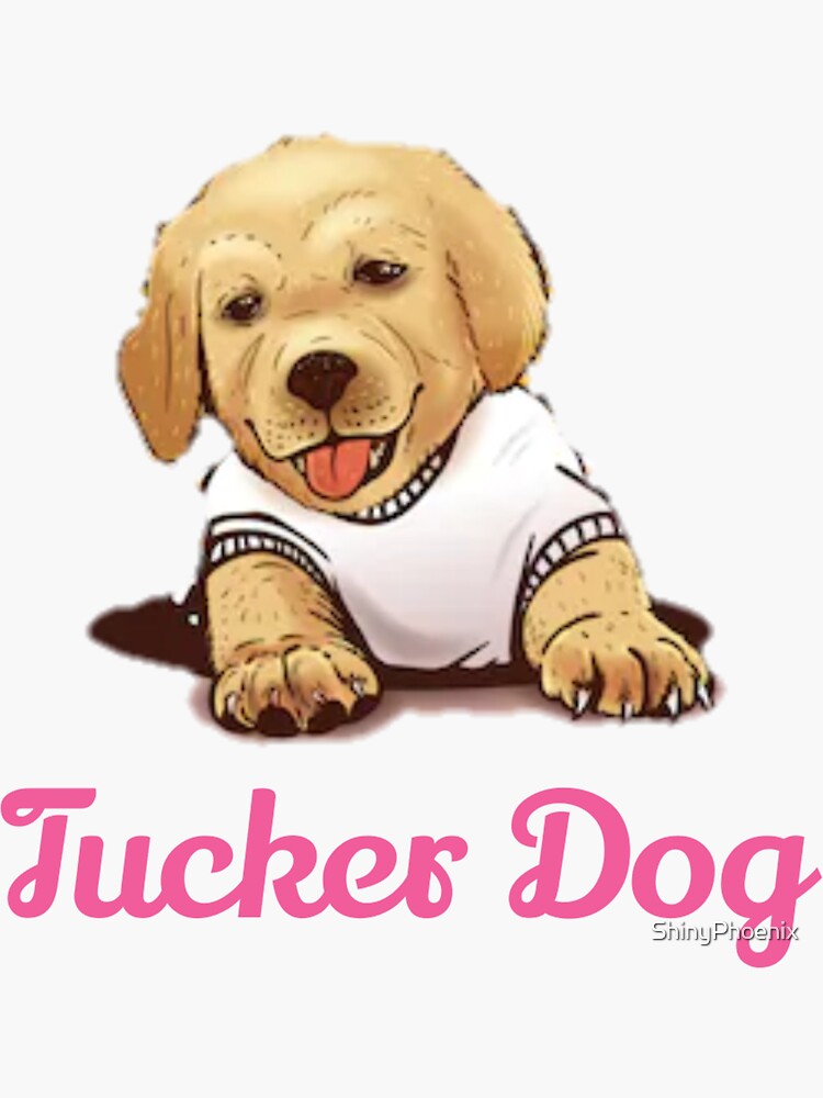 Tucker Dog Sticker for Sale by ShinyPhoenix