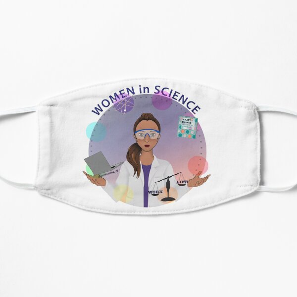 Women in Science (the Juggler) Flat Mask