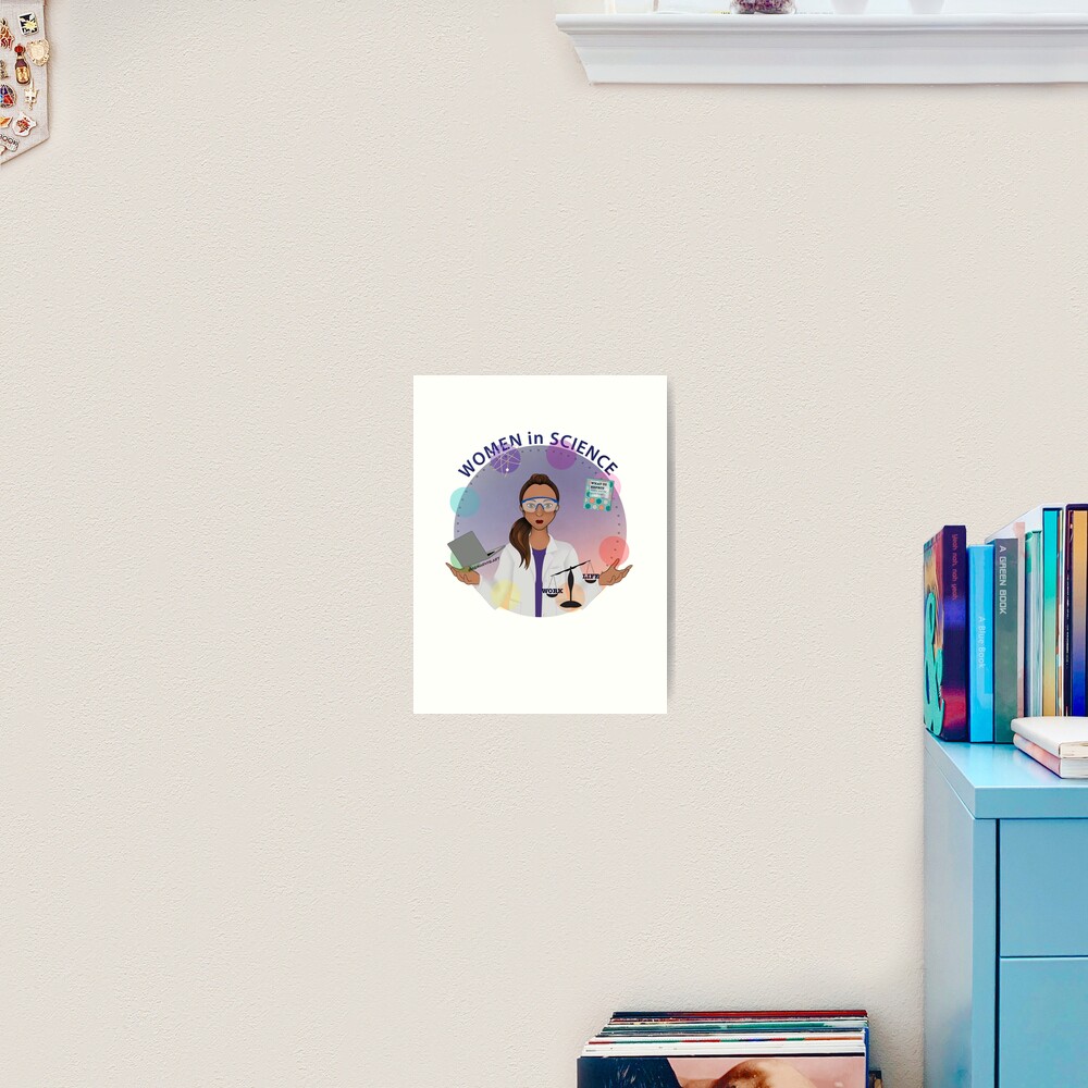 Women in Science (the Juggler) Art Print
