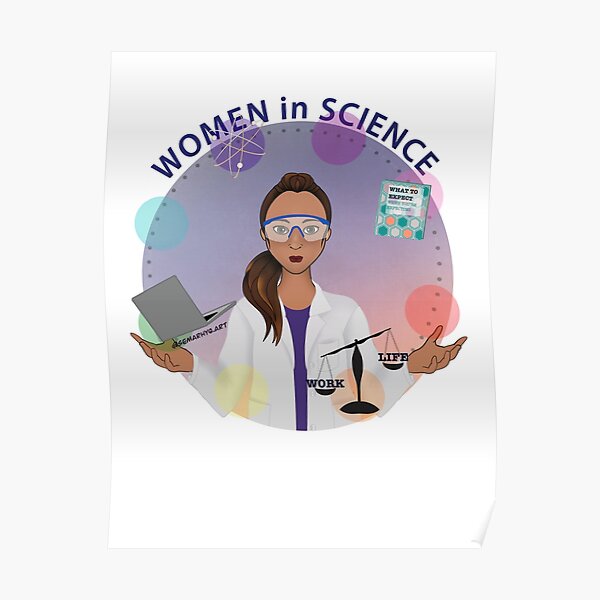 Women in Science (the Juggler) Poster