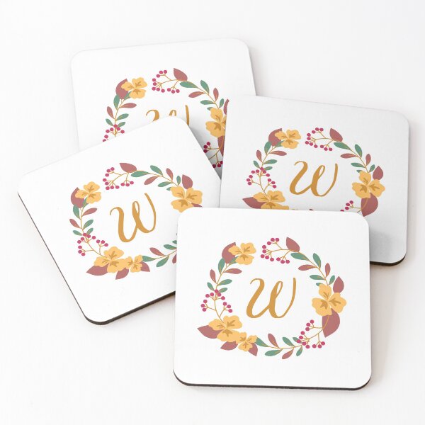 Item preview, Floral letter W for autumn designed and sold by VickyKing.