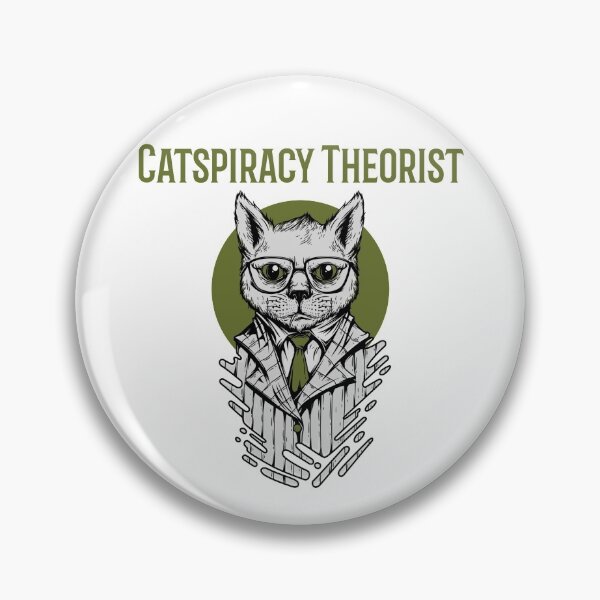 Item preview, Catspiracy Theorist Cat designed and sold by DOGSPIRACY.