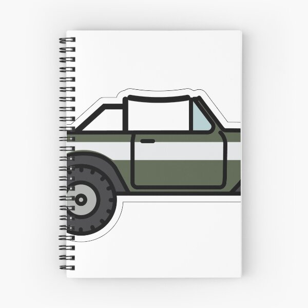 Item preview, Scout II - Emerald Green with White Stripe and Soft Top designed and sold by Jsanch20.