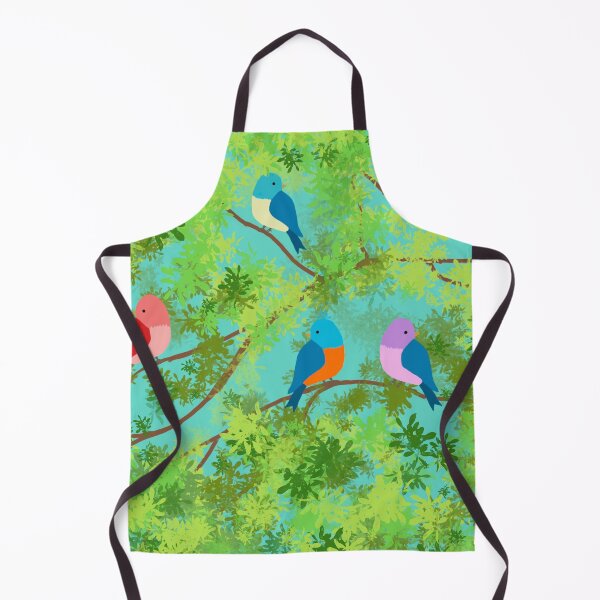 Item preview, Colourful birds in tree design designed and sold by Diane Hunter Art.