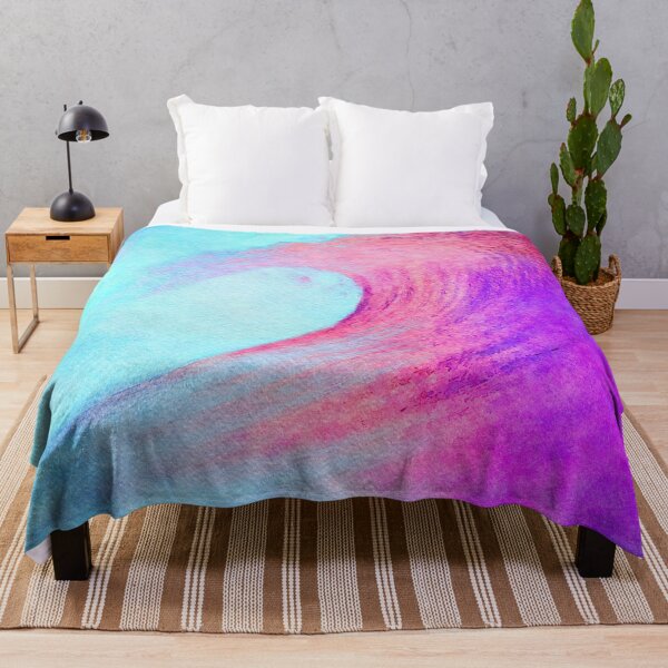 Item preview, Dreamy Ocean Waves Abstract Watercolor Painting designed and sold by DebiPhillips.