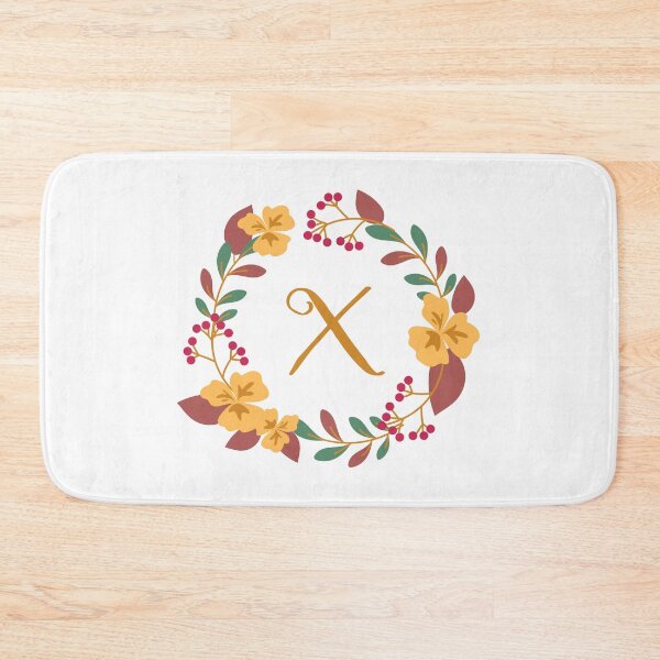 Item preview, Fall floral letter X for autumn  designed and sold by VickyKing.