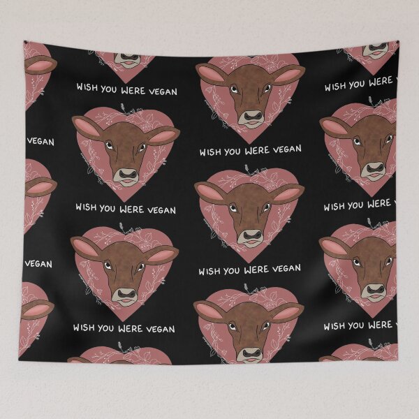Item preview, Wish you were vegan designed and sold by vegansfacts.