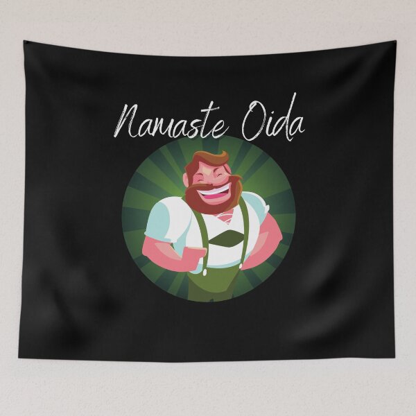 Item preview, Namaste Oida T-Shirt Bavaria Yoga Meditation Gift designed and sold by Two Left Hands Design.