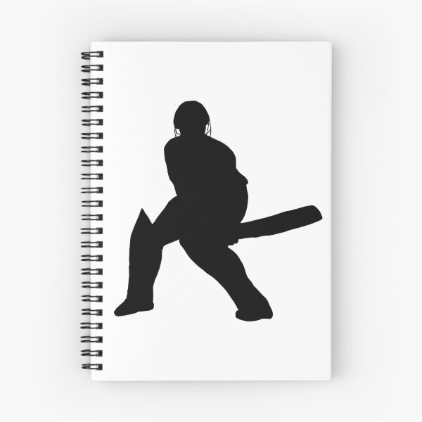 Item preview, Batsman Silhouette IV designed and sold by crickettees.