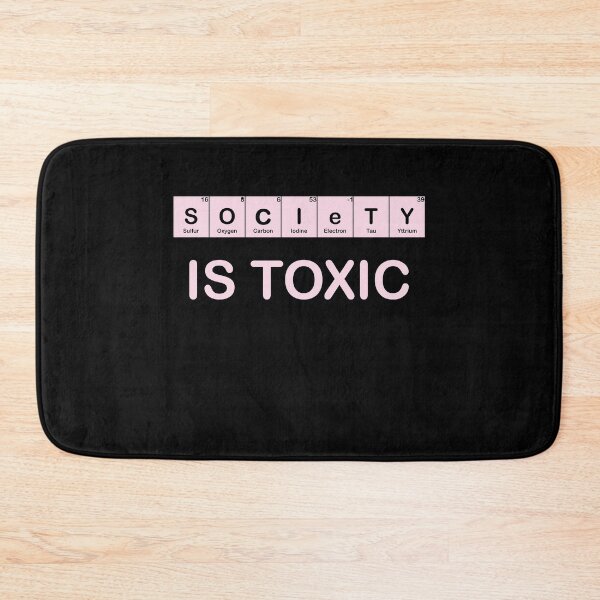 Item preview, pink society is toxic social anxiety designed and sold by TheMattDesigns.