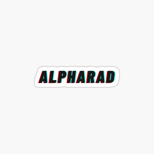 “Alpharad 3D Logo” Sticker by BingoChamp2077 | Redbubble