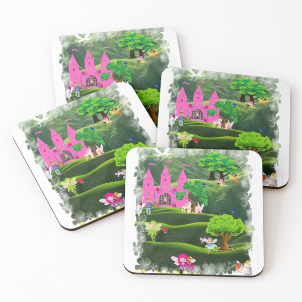 Item preview, Cute Fairies Playing By Castle designed and sold by Mary Riley.