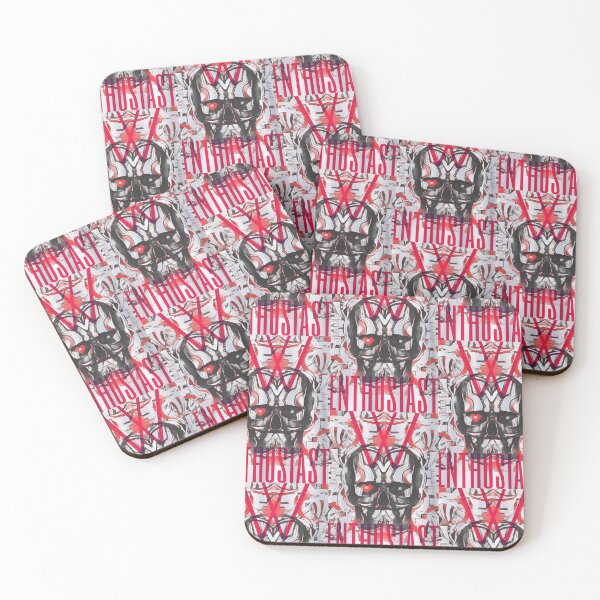 Item preview, color illustration with enthusiast skull designed and sold by dezartmotion.