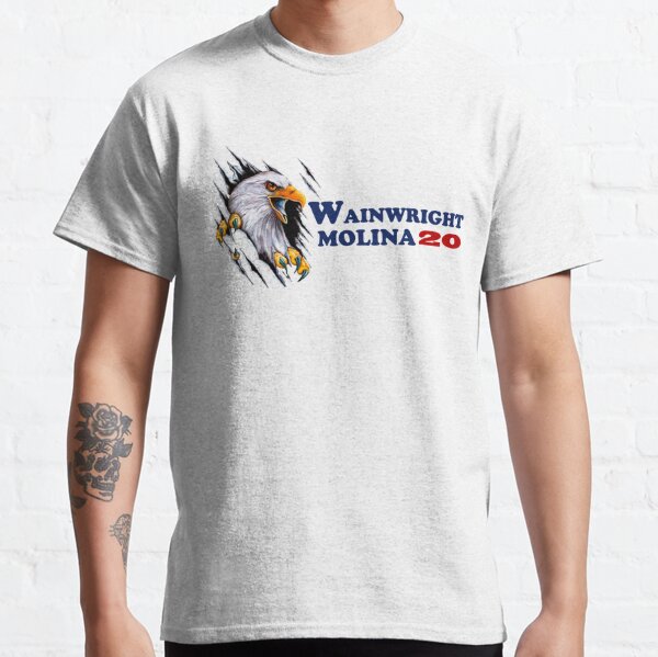 WAINWRIGHT MOLINA 2020 - St Louis Cardinals Gray Yadi Adam T-Shirt