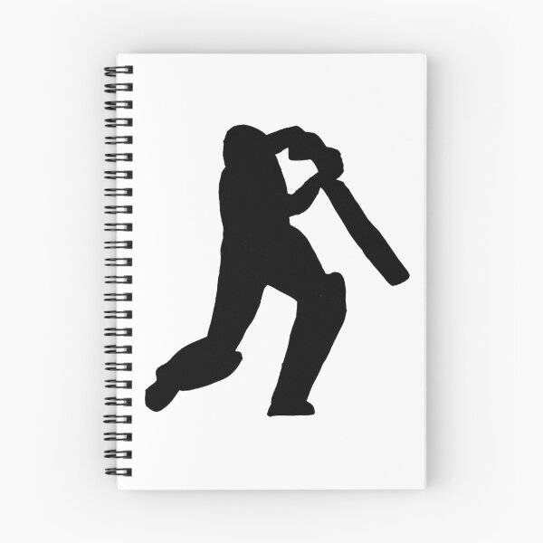 Item preview, Batsman Silhouette V designed and sold by crickettees.