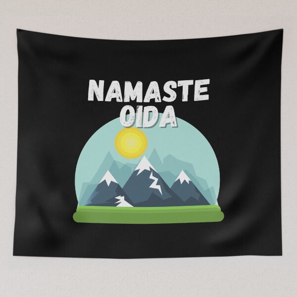 Item preview, Namaste Oida T-Shirt Bavaria Yoga Meditation Gift designed and sold by Two Left Hands Design.