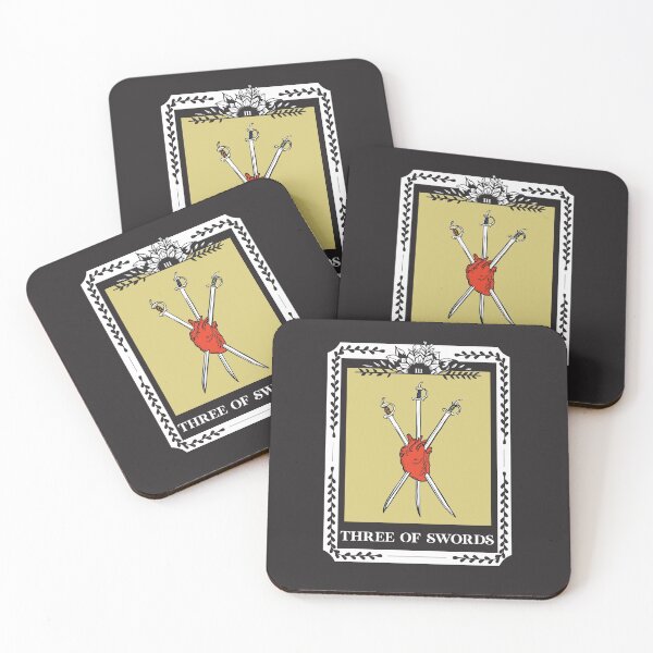 Item preview, Three of Swords designed and sold by Moody  Thing.