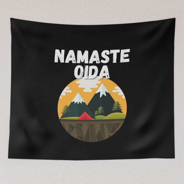 Item preview, Namaste Oida T-Shirt Bavaria Yoga Meditation Gift designed and sold by Two Left Hands Design.