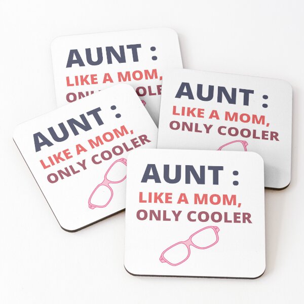 Item preview, funny Aunt T shirt,Aunt like mom only cooler,I love my Aunt T shirt,Item 1021 designed and sold by BousboulaStorie.