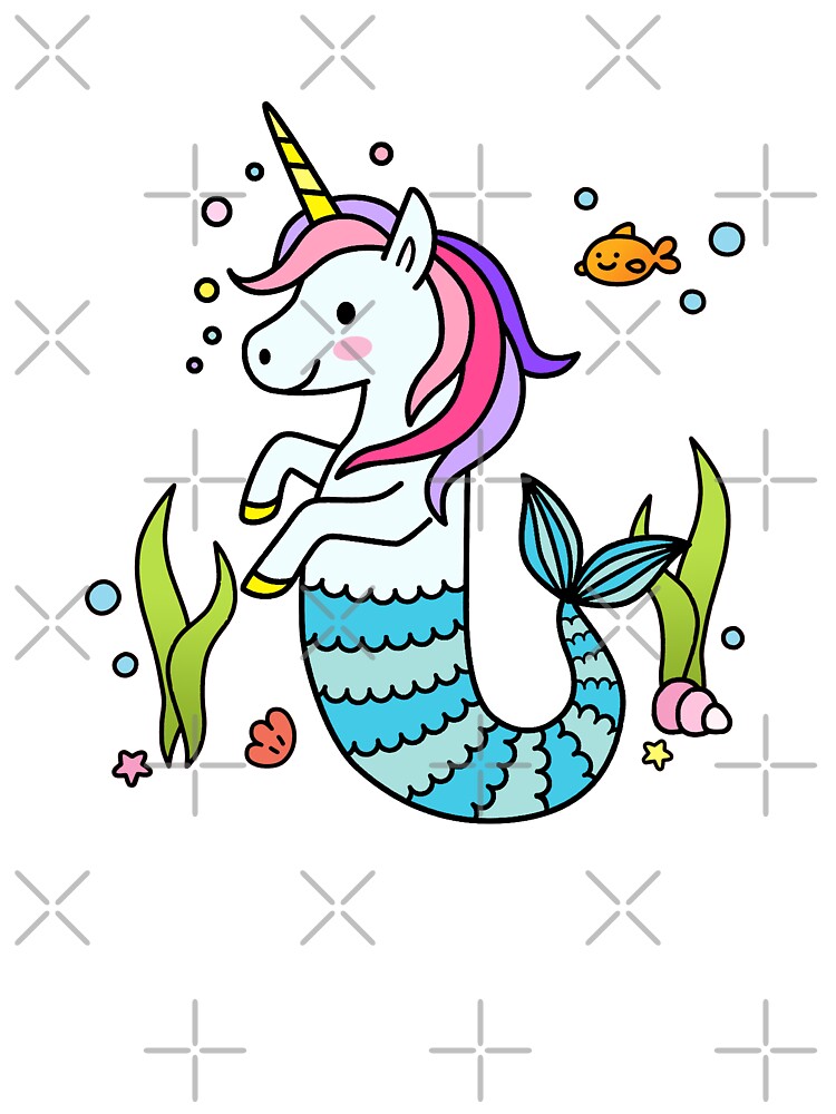 Unicorn Mermaid Mermicorn Cute T-Shirt Gifts Kids T-Shirt for Sale by  LiqueGifts