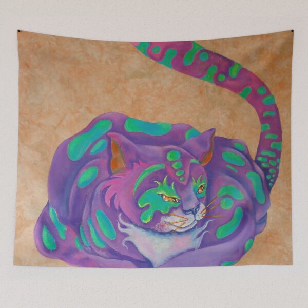 Item preview, Adorable playful cat designed and sold by decasoart.