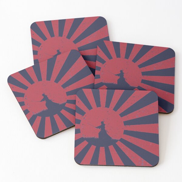 Item preview, Japanese Rising Sun with Samurai Warrior designed and sold by jwhizza.