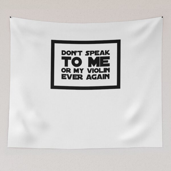 Item preview, Don't Speak to Me or My Violin Ever Again (Monochrome) designed and sold by DesignsofNote.