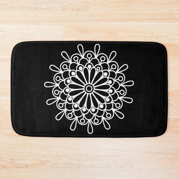 Item preview, Black and white mandala  designed and sold by bekindclothing-.