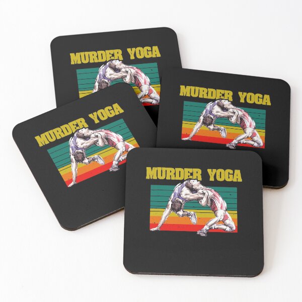 Item preview, Murder Yoga - Jiu Jitsu - Wrestling Brazilian Wrestler Funny  designed and sold by Dressed For  Duty.