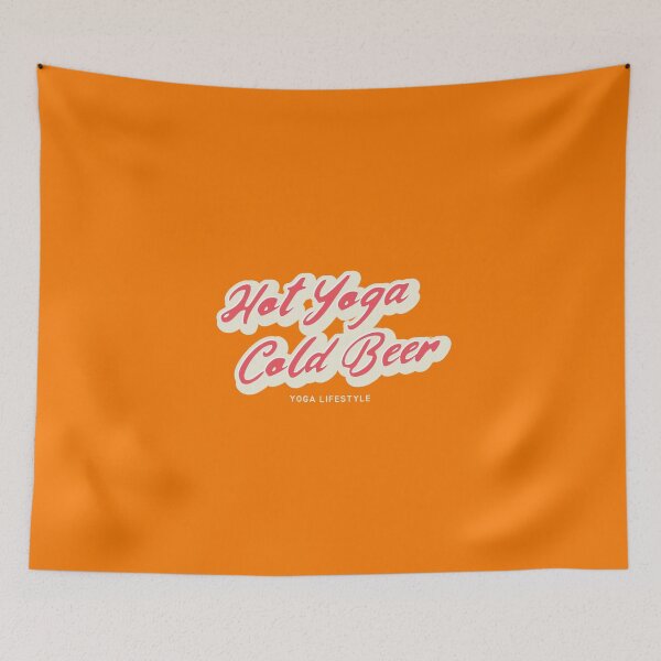 Item preview, Hot Yoga Cold Beer Design designed and sold by PareaClothing.